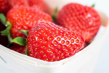 panier de fraises