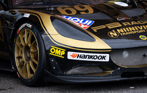 Lotus Elise racing car close up detail front view