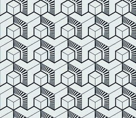 Seamless geometric vector pattern background