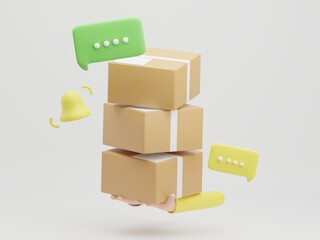 Online shop 3d render realistic vector icon set. Basket, delivery, gift, promotion, payment, card, bonus, discounts