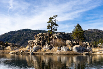 Beautiful view of Big Bear park California
