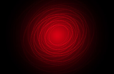 Abstract graphic composed of colorful element lines, vector illustration