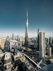 Fototapeta na wymiar The top of the world - Burj Khalifa