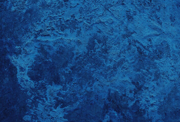 Blue cement wall background with abstract pattern in retro concept for wallpaper or graphic design