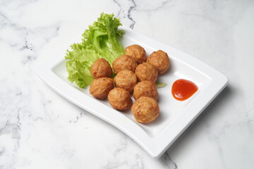 Fototapeta premium fried meatball