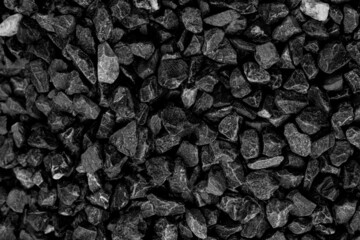 Natural black coals for background. Industrial coals.It can be used as a fuel for coal industry. Pea coal. Top view