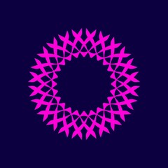 abstract background with circles,Beautiful purple flower abstract decoration, single pattern, mandala, fireworks, star shine, ribbon, logo, icon, etc.