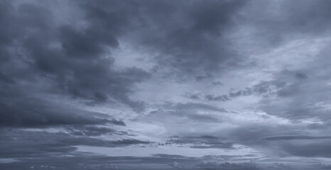 Beautiful view of sky and clouds at sunset