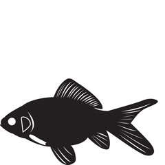 fish vector illustration silhouette icon