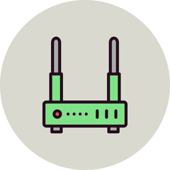 Obraz premium Router Icon