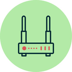 Obraz premium Router Icon