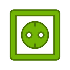 Fototapeta premium Socket Icon