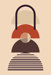 Abstract art background with watercolor vector spot elements. Brush texture decoration with artistic acrylic poster design. Boho abstraction.