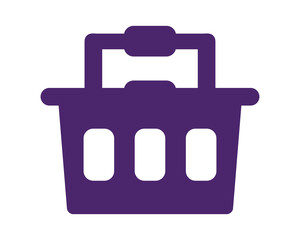shopping basket silhouette