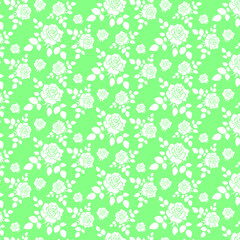 Pattern. Vector image of stylized flowers. Background, design.