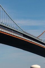 Metro Traveling Across a Bridge in Philadelphia