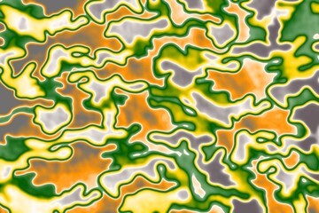 Modern camouflage. Multi-colored texture illustration.