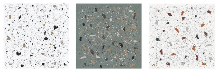 Modern background in terrasso style, gray, brown, white colors. Used in web design, illustrations, posters, banners.

