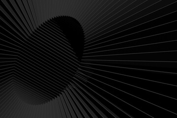 Black element background.Black abstract background design.3D render illustration.