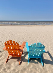 Scenic summer ocean beach getaway