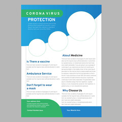 Fototapeta premium company Corporate flyer template design