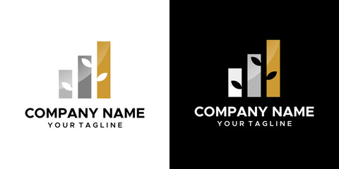 a graphic image on the theme of investment growth, black and white background. vector graphics base.