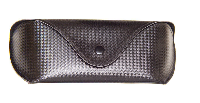 Men's Eyeglass Case. On A White Background.
