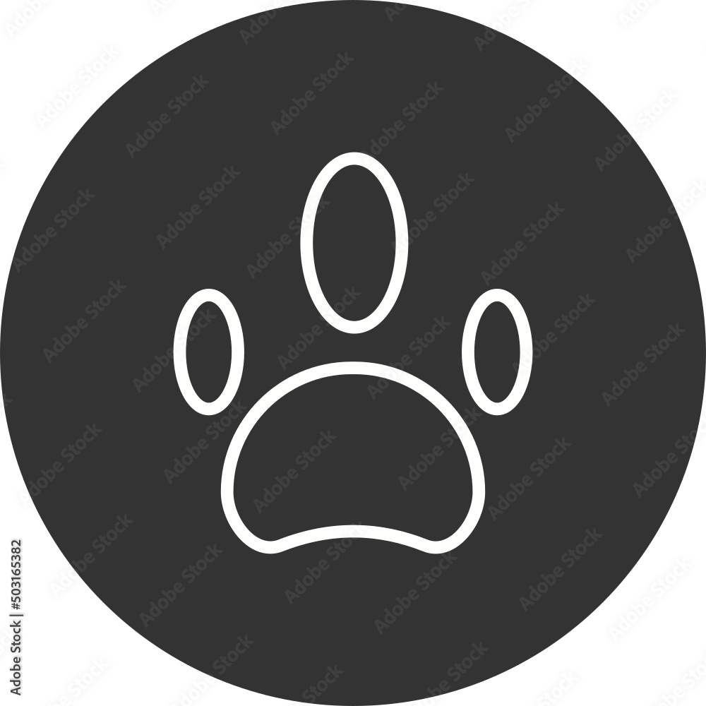 Sticker Paw Icon