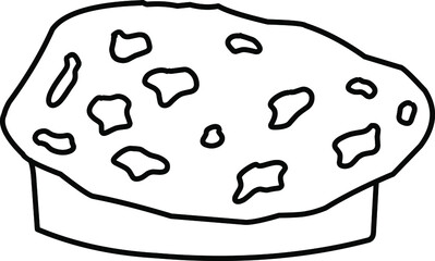 Hand-Drawn Cake Illustration