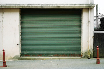 Fototapeta na wymiar Porte de garage