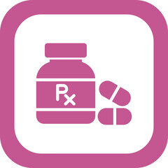 Pills Bottle Icon