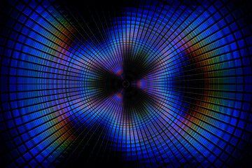 Abstract Glowing Shapes Background