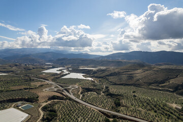 mountainous area in the south of Andalucia