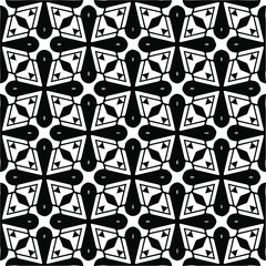 seamless pattern.Simple stylish abstract geometric background. Monochrome image. Black and white color. Design for decor, prints, textile.Design element for prints. 