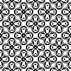 seamless pattern.Simple stylish abstract geometric background. Monochrome image. Black and white color. Design for decor, prints, textile.Design element for prints. 
