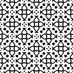seamless pattern.Simple stylish abstract geometric background. Monochrome image. Black and white color. Design for decor, prints, textile.Design element for prints. 