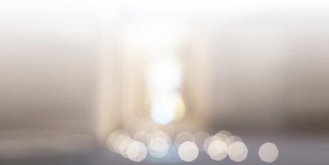 Abstract blur soft focus soft blinking beige background.