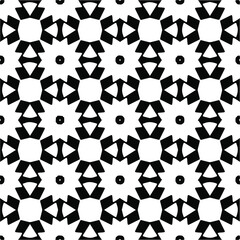 seamless pattern.Simple stylish abstract geometric background. Monochrome image. Black and white color. Design for decor, prints, textile.Design element for prints. 