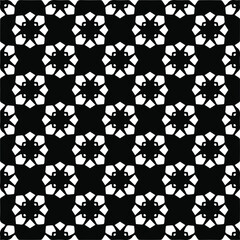 seamless pattern.Simple stylish abstract geometric background. Monochrome image. Black and white color. Design for decor, prints, textile.Design element for prints. 