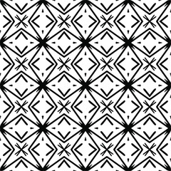 seamless pattern.Simple stylish abstract geometric background. Monochrome image. Black and white color. Design for decor, prints, textile.Design element for prints. 