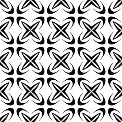 Naklejka na ściany i meble seamless pattern.Simple stylish abstract geometric background. Monochrome image. Black and white color. Design for decor, prints, textile.Design element for prints. 