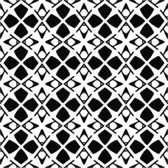 seamless pattern.Simple stylish abstract geometric background. Monochrome image. Black and white color. Design for decor, prints, textile.Design element for prints. 