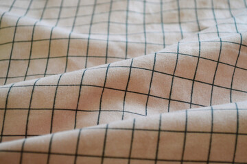room bed geometric texture
