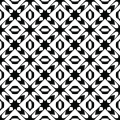 seamless pattern.Simple stylish abstract geometric background. Monochrome image. Black and white color. Design for decor, prints, textile.Design element for prints. 