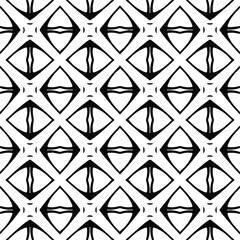 seamless pattern.Simple stylish abstract geometric background. Monochrome image. Black and white color. Design for decor, prints, textile.Design element for prints. 