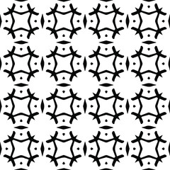 seamless pattern.Simple stylish abstract geometric background. Monochrome image. Black and white color. Design for decor, prints, textile.Design element for prints. 