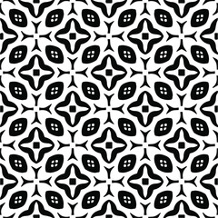 seamless pattern.Simple stylish abstract geometric background. Monochrome image. Black and white color. Design for decor, prints, textile.Design element for prints. 