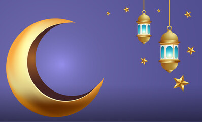 Obraz na płótnie Canvas ramadan kareem banner background design illustration