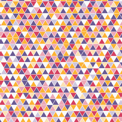 Seamless colorful triangle pattern. Vector background. Geometric abstract texture. Bright colors triangles 