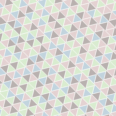 Triangle pattern. Seamless geometric vector background. Triangles mosaic, modern graphic vector